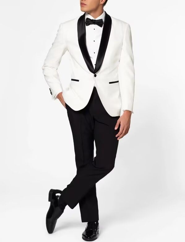 Fashion Satin Suit for Men Prom Party Shiny Wedding Tuxedo Gold Suits One Button Blazer Man Dinner Jacket4