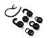 Jabra Fit Kit for Jabra Extreme 2 Bluetooth Headset Wireless Device with Replacement Earloop/Earhook/Earbuds/Eartips and Eargels