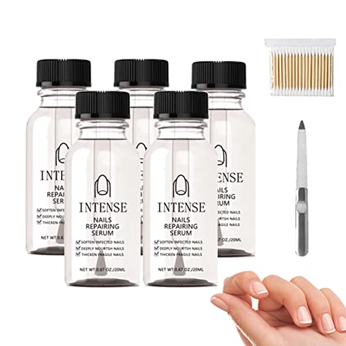 Nailgro Intense Nail Growth And Strengthening Serum - Natural Nail Repair Essence Serum, Nail Repair Solution For Damaged And Discolored Nails, Strengthens And Nourishes Nails (5Pcs) #TOP2