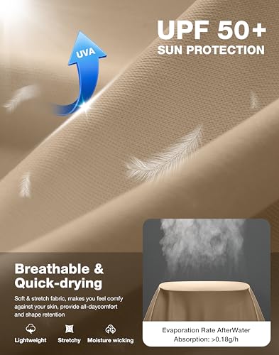 Image of Men's Sun Protection Long Sleeve Shirts UPF 50+