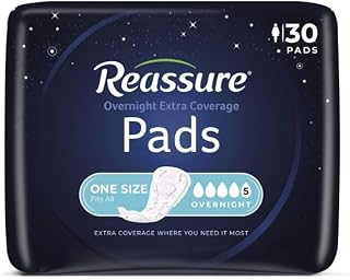 Reassure Extra Coverage Overnight Pad - 60 per Case