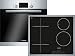 Bosch HBD31PC50 Backofen-Kochfeld-Kombinati... / 66 L / 3D Heißluft Plus/Direct Select/edelstahl