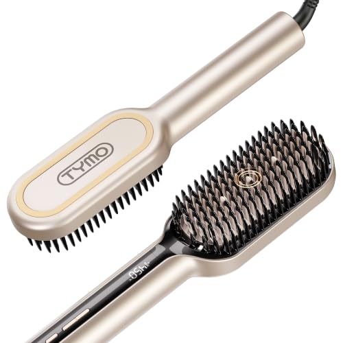 TYMO Hair Straightener Brush for Thick Hair