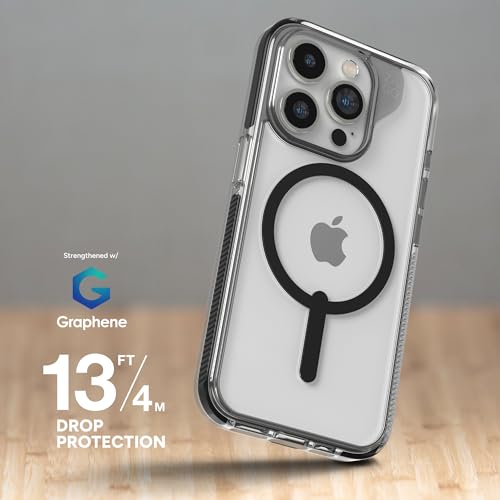 ZAGG Santa Cruz Snap iPhone 15 Pro Case - MagSafe Phone Case, Drop Protection (13ft/4m), Durable Graphene, Anti-Yellowing, and Scratch-Resistant Phone Case, Green by ZAGG - Image 5