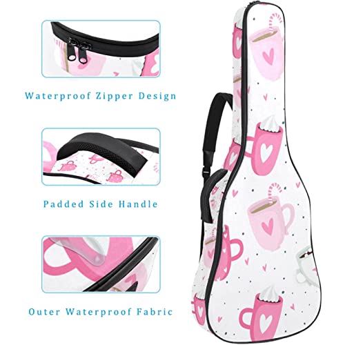 Hondank Housse de protection épaisse en éponge imperméable pour guitare acoustique, électrique, basse, guitare classique… - Les Beatles, Paul McCartney, John Lennon, RIngo Starr, George Harrison Hondank Housse de protection épaisse en éponge imperméable pour guitare acoustique, électrique, basse, guitare classique… – Image 4