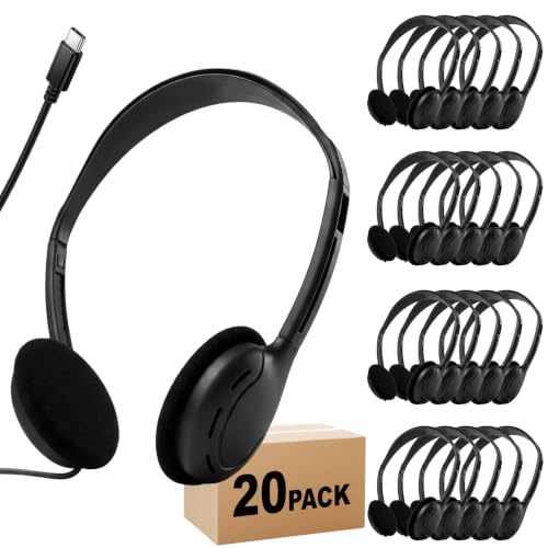 ZHENWAY USB-C Headphones Bulk 20 Pack, Black by ZHENWAY - Used condition - US$39.49