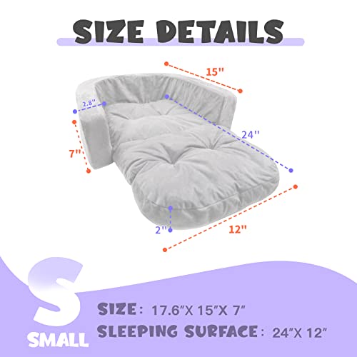 Himax Dog Sofa Bed For Small Dogs, Bolster Dog Bed Couch, Small Dog Bed With Sides, Pets Up To 10 Lbs #TOP7