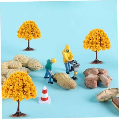 Toddmomy 10 Sztuczne Drzewo Kwiatowe Piaskownica Akcesoria Miniaturowy Lalek Miniaturowy Krajobraz Model Drzewa Symulacja Model Drzewa Rękodzieło Model Układu