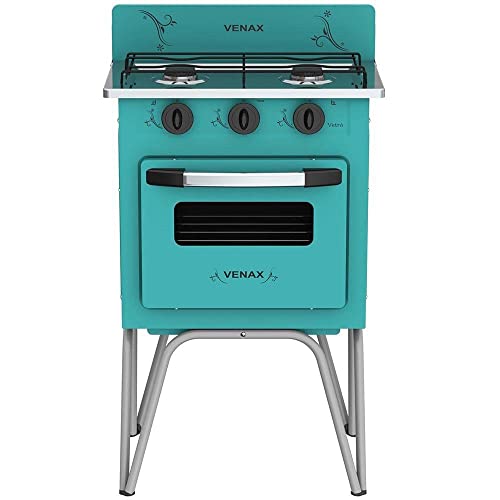 FOGAO A GAS GEMINI 2 Q VETRO VERDE GAS GLP