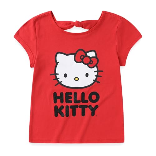 Image of Hello Kitty Girls 4 Pack Mix & Match T-Shirts Short and Pants Set for Kids