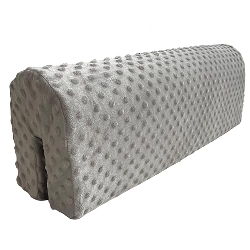 Image of Wonder Space Toddlers' Bed Rail Bumpers Protecter - Children's Bed Guardrail Padding - Anti-Collision | Increased Height | Fall Prevention - Easy Installation Enhanced Safety Mostly Fit (Grey, 2.3ft)