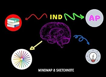 Paperback SKETCHNOTE: DOODLING / MINDMAPPING / SKETCHBOOK / FORMAT PAYSAGE / CARNET A COMPLETER / 200 PAGES (French Edition) [French] Book