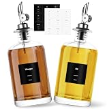 Yokuni 2er Pack Essig und Ölflaschen set 500ml