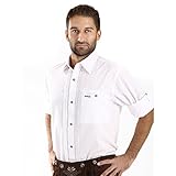 PASSFORM - Unsere taillierten Trachtenhemden, hergestellt aus einem leichten Baumwollmaterial, ermöglichen ein angenehmes, nahezu bügelfreies Tragen. Durch die praktischen Krempelärmel kann es sowohl als Kurzarm- sowie als Langarmhemd getragen werden