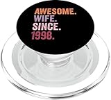 Photo Gallery awesome wife since 1998 | anni 27 anniversario matrimonio popsockets popgrip per magsafe Photo Gallery awesome wife since 1998 | anni 27 anniversario matrimonio popsockets popgrip per magsafe