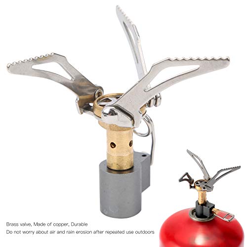 Fogão de acampamento, fogão de piquenique, portátil durável com bolsa Mini piquenique de liga de alu