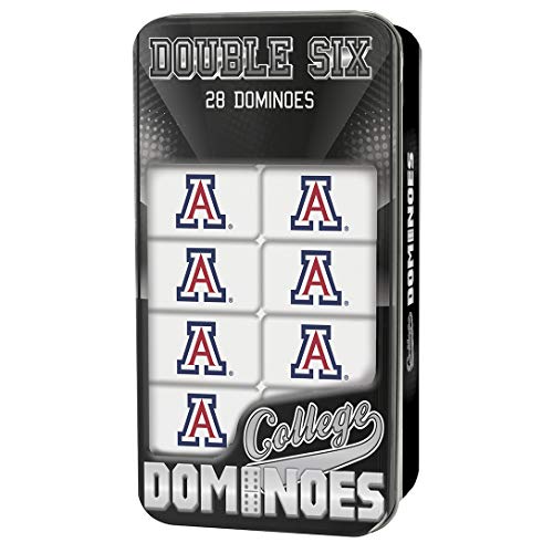 MasterPieces NCAA Arizona Wildcats, Collectible Double Six Dominoes, For Ages 6+