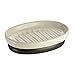 InterDesign York Ceramic Bath Vanity Soap Dish, Vanilla