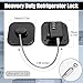 Refrigerator Lock for Kids, Fridge Child Lock with Combination, Freezer Locks with Adhesive for Cabinets, Window, Drawers, No Drilling & No Keys Needed (Black-2Pack)