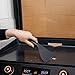 22 Inch Electric Griddle Nonstick with Lid, 8001 E-Series Tabletop Large Griddle By Blackstone with Blackstone Griddle Accessories For Indoor and Outdoor Use