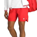 WILSON Tournament V2 7 Inch Mens Tennis Shorts Infrared