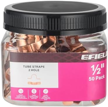 EFIELD 30-Pack 1/2" Copper Tee Fittings - Sweat Solder Plumbing Connections