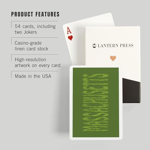 Baraja de Póker Lantern Press 52 cartas tamaño póker miniatura 3