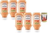 Italian Gourmet Cocktail Sauce 6×225 g (cremige Sauce für Garnelen & Meeresfrüchte, Dip für Fisch, Sandwich, Party, BBQ, Buffet & Catering) + Italian Gourmet Polpa
