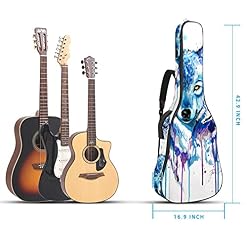Housse de Guitare, Euit de Guitare en Tissu Oxford Impermeable avec Sangles Reglables pour 42″41″40″ Guitares Loup aquarelle 108.9×42.9×11.9 cm - Les Beatles, Paul McCartney, John Lennon, RIngo Starr, George Harrison Housse de Guitare, Euit de Guitare en Tissu Oxford Impermeable avec Sangles Reglables pour 42"41"40" Guitares Loup aquarelle 108.9x42.9x11.9 cm – Image 5