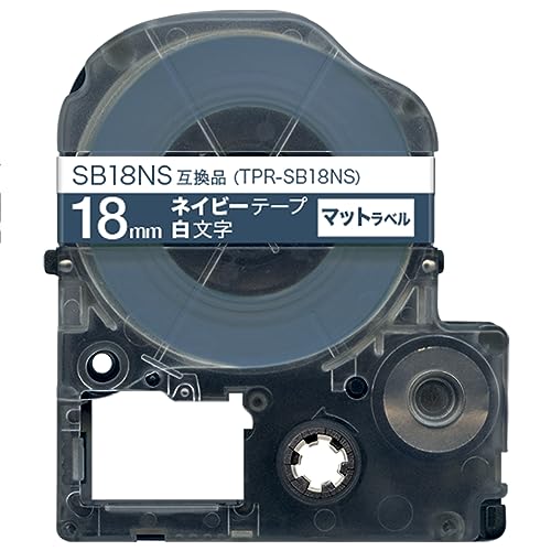 �L���O�W�� �p �e�v�� PRO 18mm �l�C�r�[ ������ SB18NS �}�b�g���x�� ���S�� �݊��e�[�v | KING JIM SR-GL1/2 SR-MK1 SR-R560/680/980 SR-RK2 SR45/55/150/170/250/330/