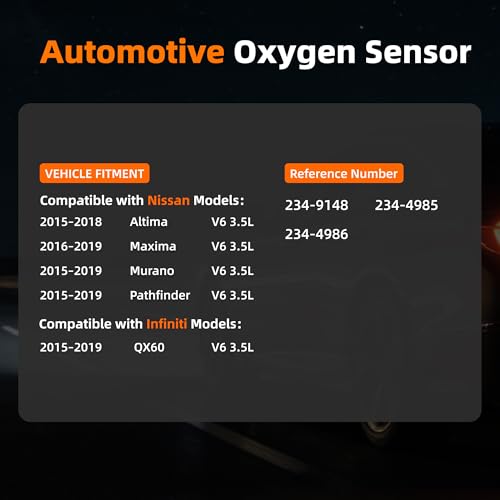 Sensor de Oxígeno Upstream & Downstream 4PCS para Nissan miniatura 2