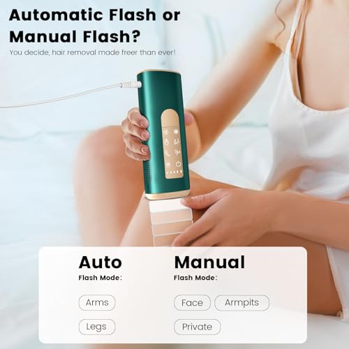 YOEYOU Laser Hair Removal with Sapphire Ice Cooling 40℉, 20J MAX Painless IPL Laser Hair Removal Device の商品画像 4