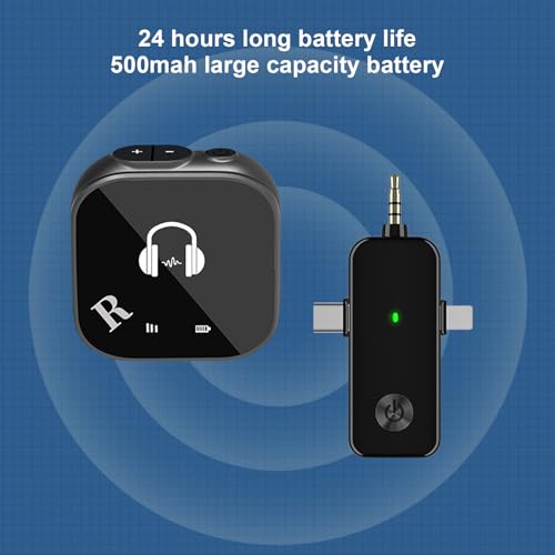 Récepteur d'oreille sans fil professionnel batterie lithium longue durée