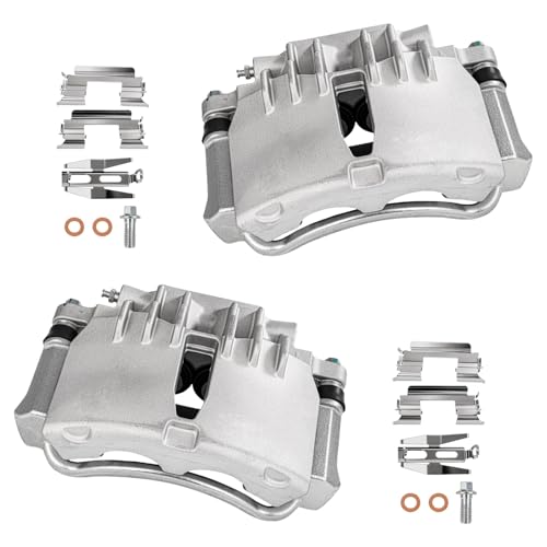 cciyu 18B4839 18B4838 Front Left & Right Brake Caliper With Bracket For Ford For Mustang 2003-2004