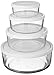 Bormioli Rocco Gelo 4-Piece Set with White Lids