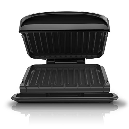 George Foreman 4-Serving Removable Plate Grill And Panini Press, Black, Grp360B #TOP4