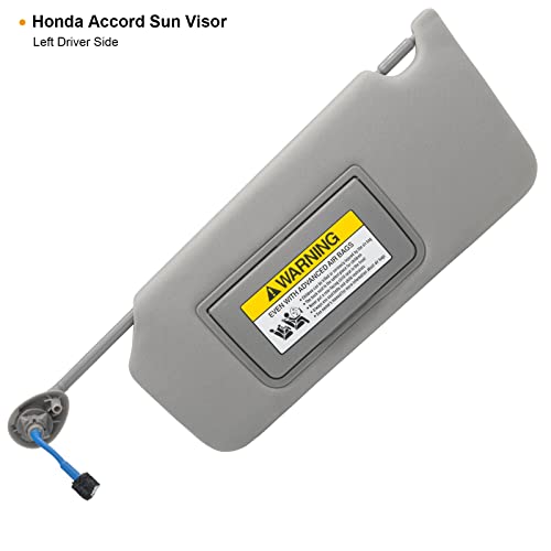 image for CRAZYPARTS Driver Left Side Sun Visor Replacement Compatible with Acco