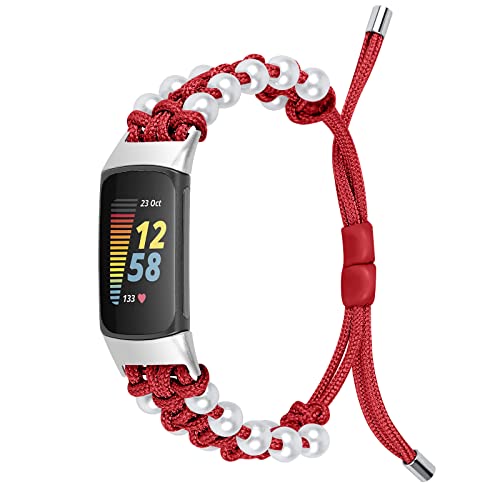 Gimuk�i�C�����X�g���b�v Fitbit Charge 6/Charge 5�X�g���b�v�ɑΉ� ���f�B�[�X �K�[���Y �\�t�g �ʋC�� �D�n ���߉\�ȃX�|�[�c���X�g�o���h �����p�o���h�u���X���b�g Fitbit Charge 6 �A�N�e�B�r�e�B�g���b�J�[�p
