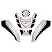 Protection Réservoir Motos Autocollant Latéral De Moto 3D Autocollant De Protection De Bouchon De Réservoir De Carburant pour Ducati Multistrada 1200/1260 Enduro (Color : White, Size : 1)
