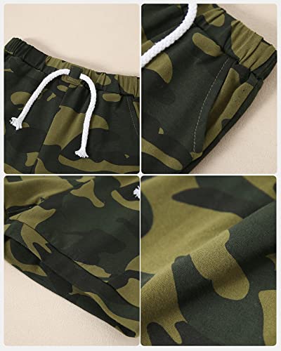 Sanmio 4-5T Toddler Boy Clothes Little Kids Summer Clothing  Baby Boy's Hooded Tank Top And Shorts Outfit Set #TOP6