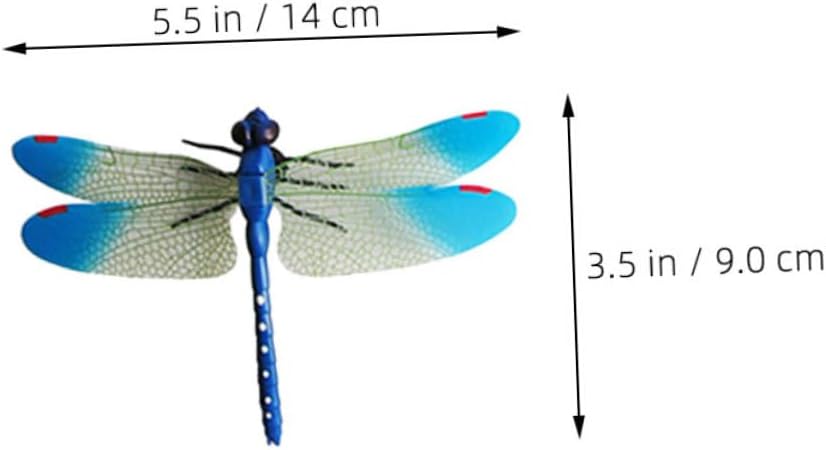 16pcs Clip on Dragonfly Ornament PP Decorative Curtain Decor image 2