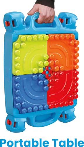 Mega CNM42 Bloks First Builders Toddler Blocks Toy Set, Build ‘N Learn Activity Table thumb #4