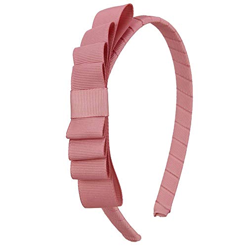 7Rainbows Dusty Pink Toddler Headband Knotted Bow Headband for Girls
