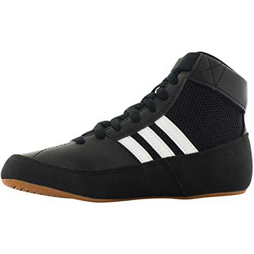 adidas Men's HVC Wrestling Shoes, Black, 5.53