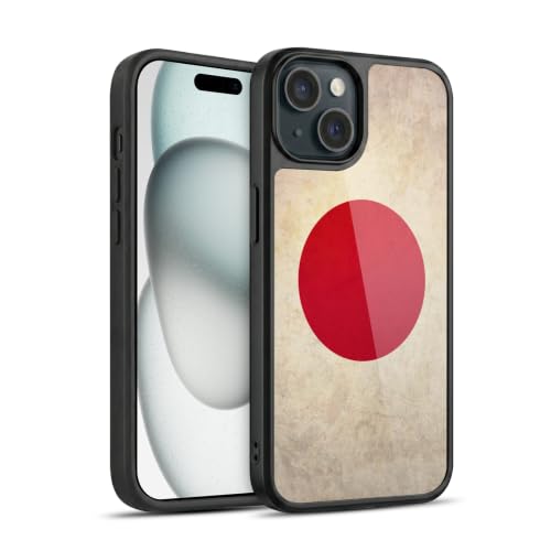 Coque Drapeaux Vintage Football Japon Nippon iPhone 15