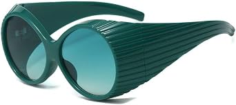 Round Steampunk Sunglasses Women Men Fashion Oversized Punk Sun Glasses For Ladies Vintage Eyewear Shades UV400 Goggle