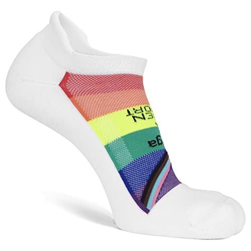 Balega Standard Hidden Comfort Performance Rainbow No Show Athletic Running Socks (1 Pair), Medium - Thumbnail 3