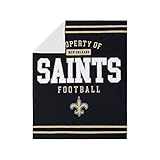FOCO New Orleans Saints NFL Team Property Sherpa Plush Throw