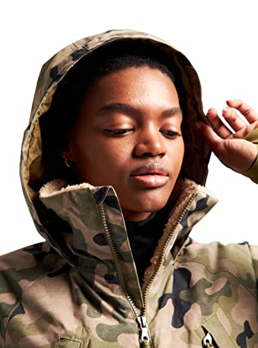 Burton Women's Standard Prowess Jacket, Martini Olive Terra Camo, Small #TOP4