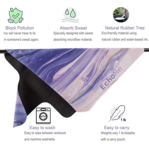 Echome Tapete de Pilates Reformer, Tapete de Pilates para Reformador, Toalha Antiderrapante, Tapete